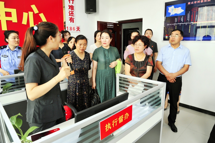 河南省虞城县法院开展干警家属开放日活动