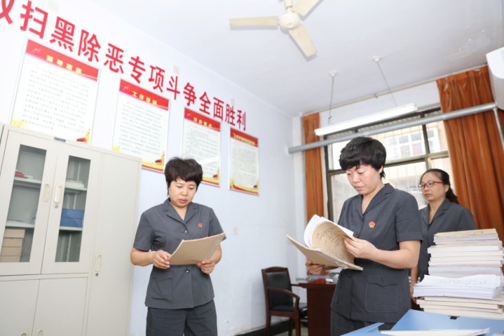 河南安阳县法院：院长督导扫黑除恶专项斗争工作